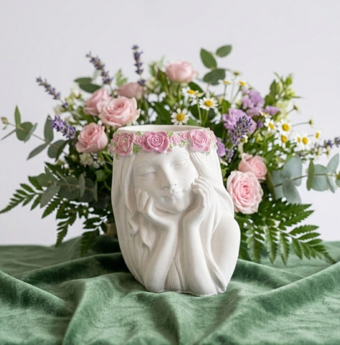  Διακοσμητική Προτομή  -Κασπώ, Μολυβοθήκη, Organizer Η ΡΟΖΑ