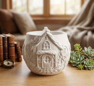 Χειροποίητη Γύψινη Μολυβοθήκη, Κασπώ. Το καταφύγιο της Εδεμ  Φωτογραφία 2