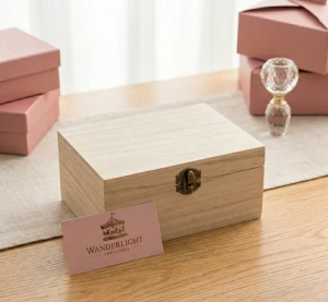 Ξύλινο Κουτί/Μπαουλάκι με waxmelts Φωτογραφία 1