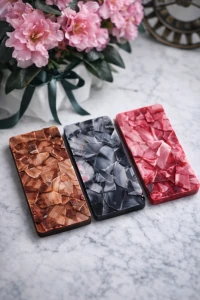  Αρωματικά Wax Melts σοκολάτας σε στυλ μωσαϊκού, Mosaic Bar. Φωτογραφία 1
