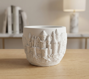 Χειροποίητη Γύψινη Μολυβοθήκη, Κασπώ. Το Κάστρο των Ονείρων Φωτογραφία 1